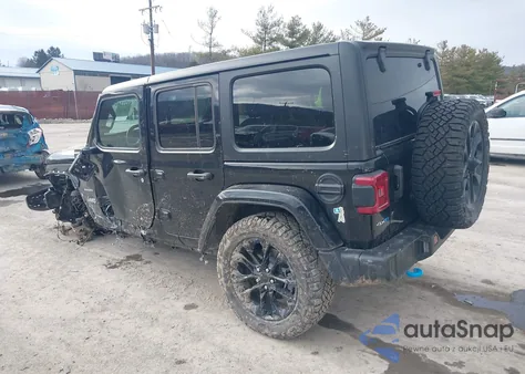 2023 Jeep Wrangler 4Xe Sahara 4X4 from USA, damaged, VIN 1C4JJXP65PW553741